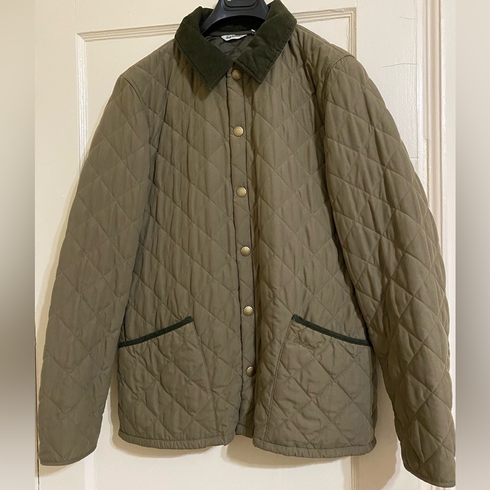 Barbour Khaki Quilted Jacket